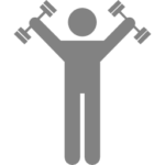Укрепляющие физические упражнения - иконка